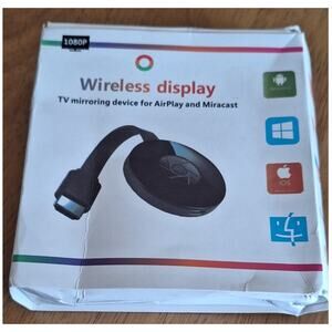 NEW! Wireless Display Tv Mirroring Device for Airplay and Miracast Streaming